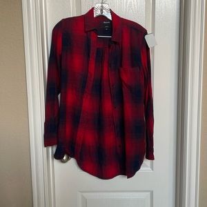 Madewell plaid button up